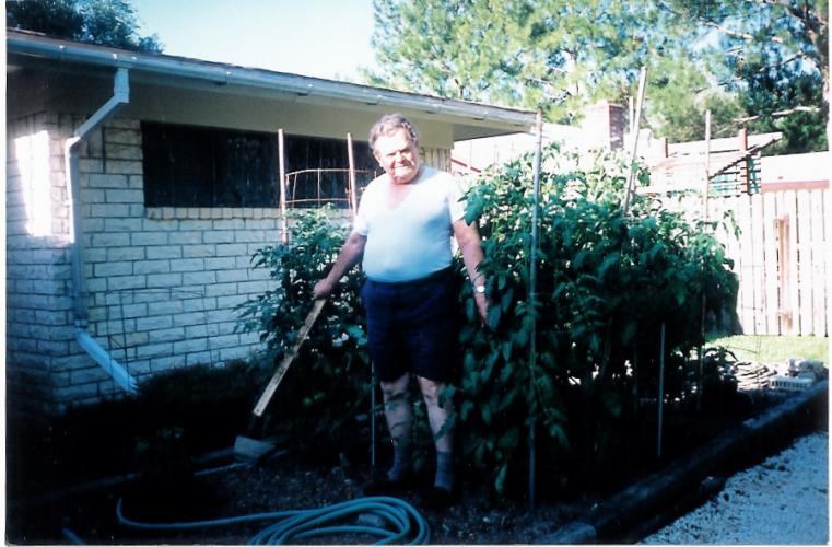 Dad the gardener